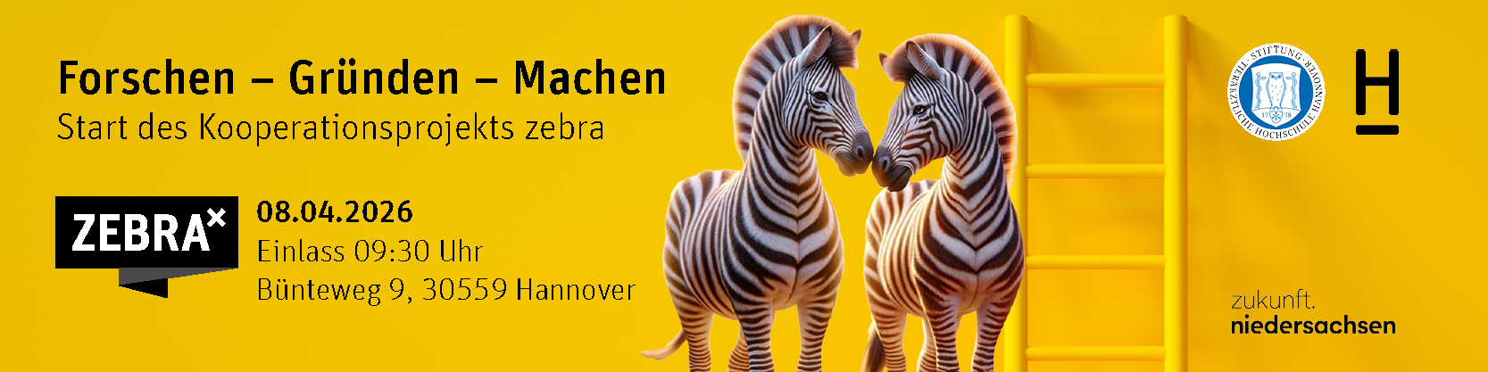 Forschen - Gründen - Machen: Start des Kooperationsprojekts zebra